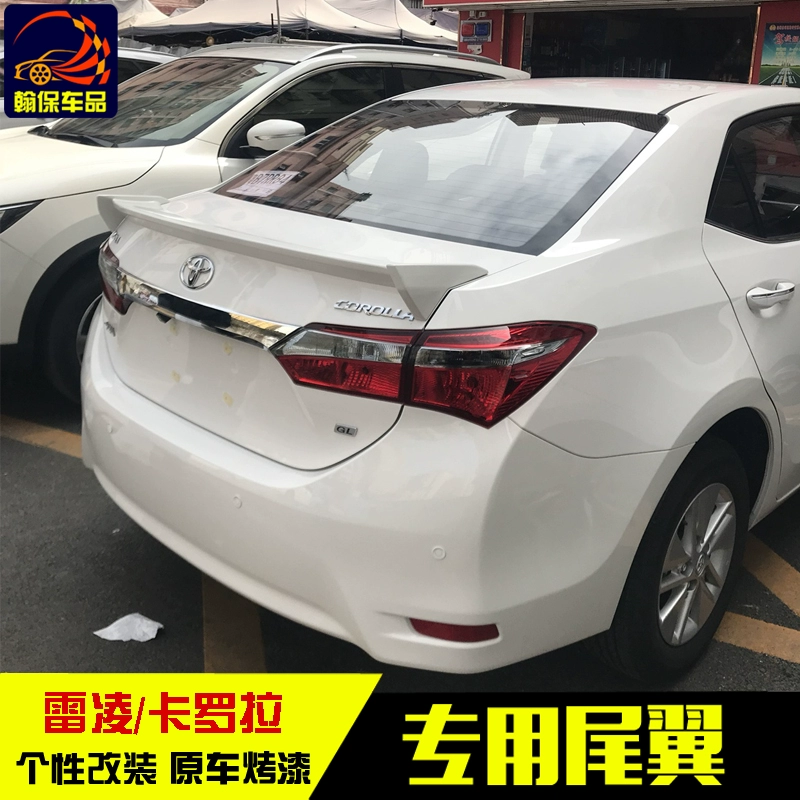 Thích hợp cho 14-17 Toyota mới Corolla TRD cánh sau Ralink sửa đổi với sơn cánh đặc biệt cánh trên cố định - Sopida trên