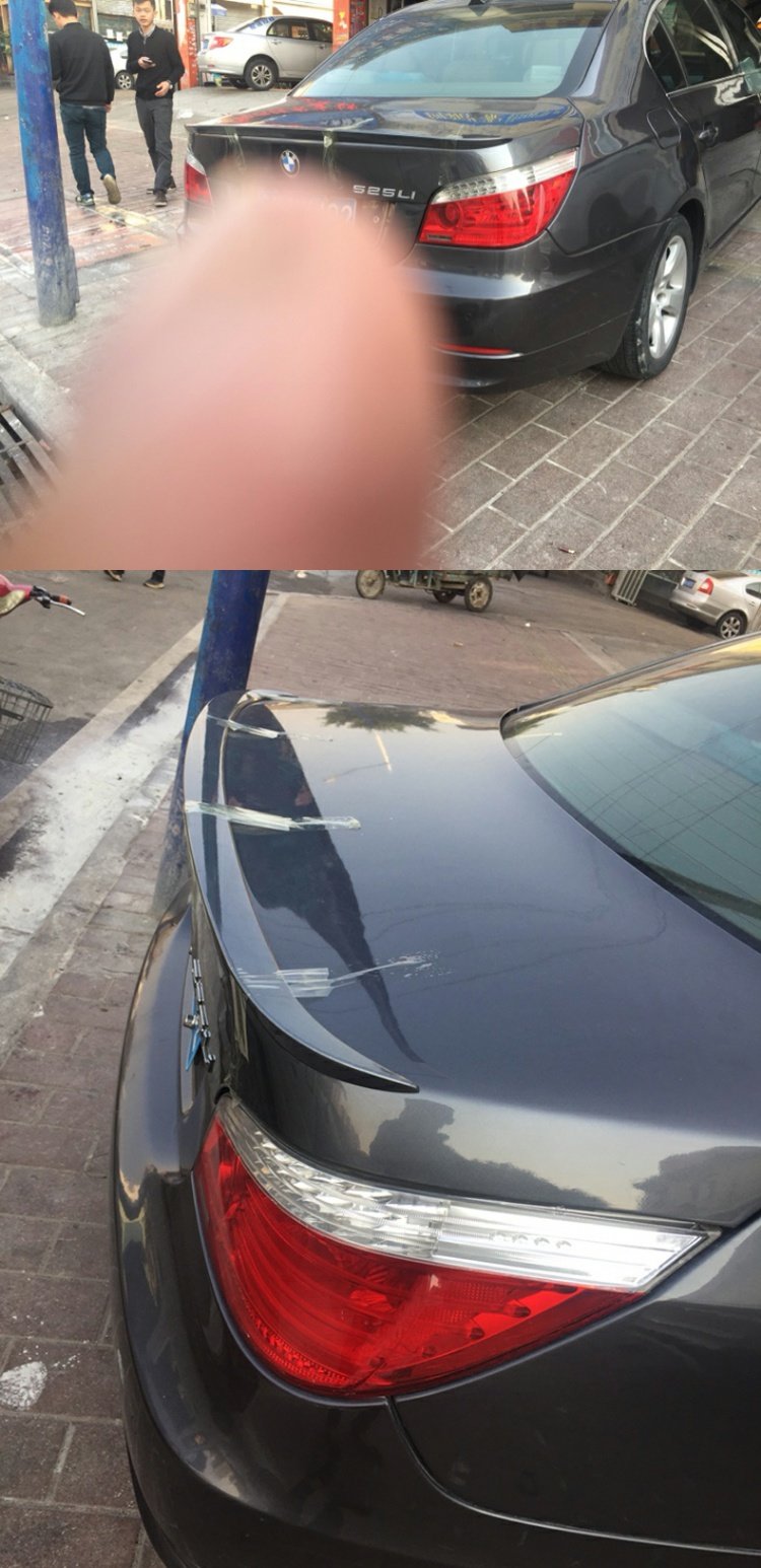 04-10 cũ BMW 5 Series cánh sau 520i 523i 525i 530L523i sửa đổi đuôi nén M5 E60 - Sopida trên đuôi gió pista