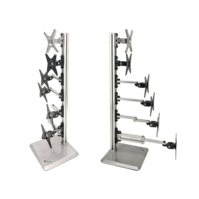 New Product: Zhiwanga Industrial Equipment Machine Tool Assembly Line Computer Screen Wall Mount Aluminum Profile Monitor Stand