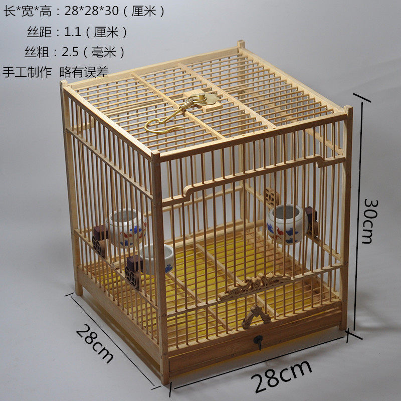 鸟笼精选指南：手工斗四方笼，玉鸟笼珍珠绣眼，贝子笼麻料笼，颠颏笼黄雀笼，让你心动不已！ -宠物鸡-淘宝百科网