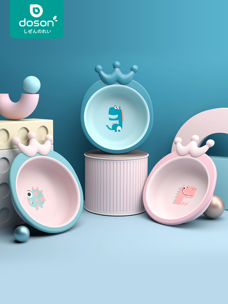 Dusen baby washbasin Baby washbasin set Newborn children folding small basin wash ass basin three-piece set for boys