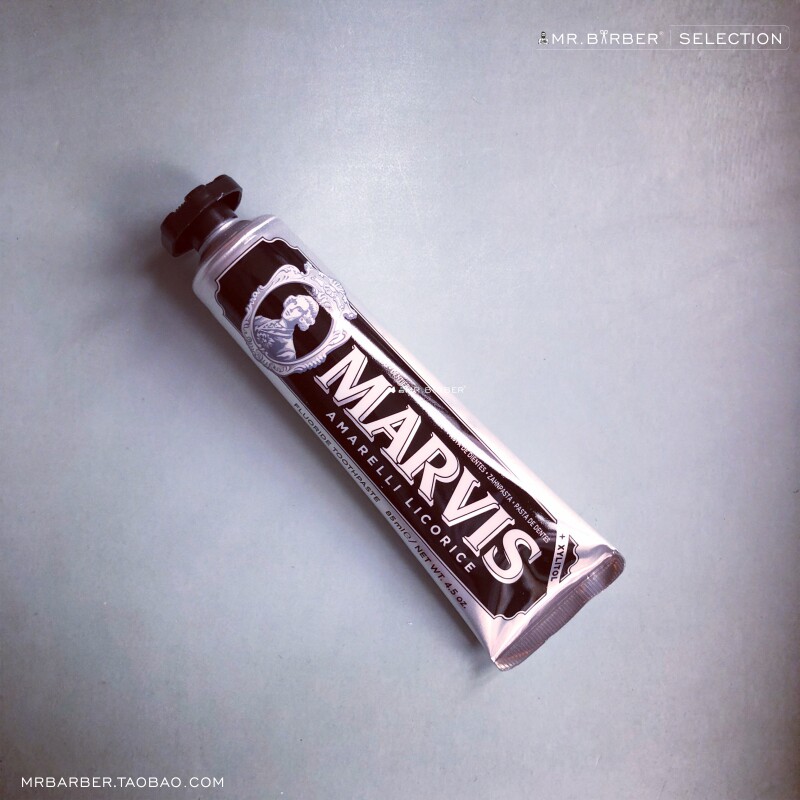 Brand new packaging capacity Italy imported black Marvis licorice mint flavored toothpaste 85ml