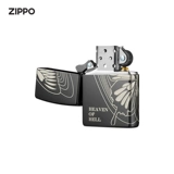 Официальный флагманский магазин Zippo Сокровище подлинное эффект бабочки ветрозащитные керосины зажигалка, чтобы дать парню подарки на день рождения