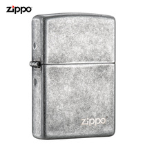 Zippo original genuine windproof lighter mens gift antique silver trademark gift for boyfriend