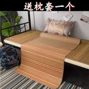 Mat giường ký túc xá sinh viên giường tre mat băng lụa ghế 0.9m / 0,8m đơn người mùa hè rơm mat mat có thể gập lại - Thảm mùa hè