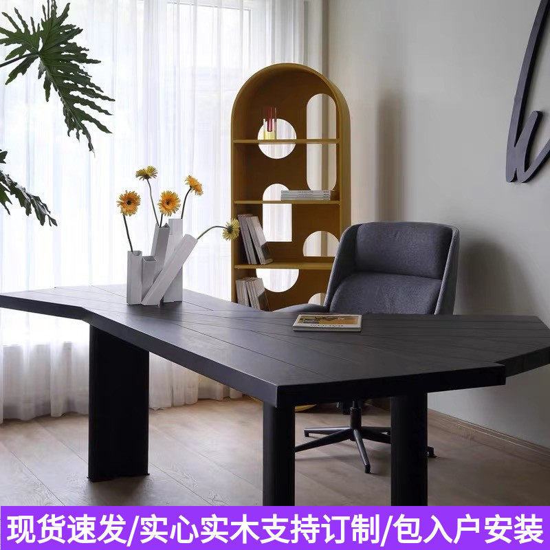 Nordic Solid Wood Boss Computer Desk Alien Desk Desk Desk Chief Desk Table