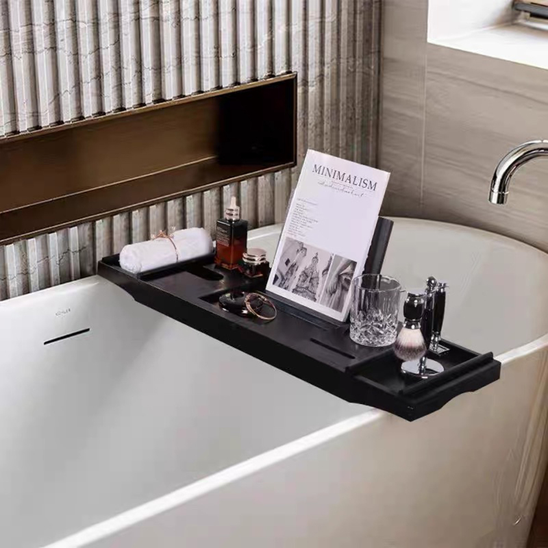 Minimalist Modern Model Room Hotel Bathroom Bathtub Soft Decoration Bathtub Rack Accessories Skincare Props Combination Display Items