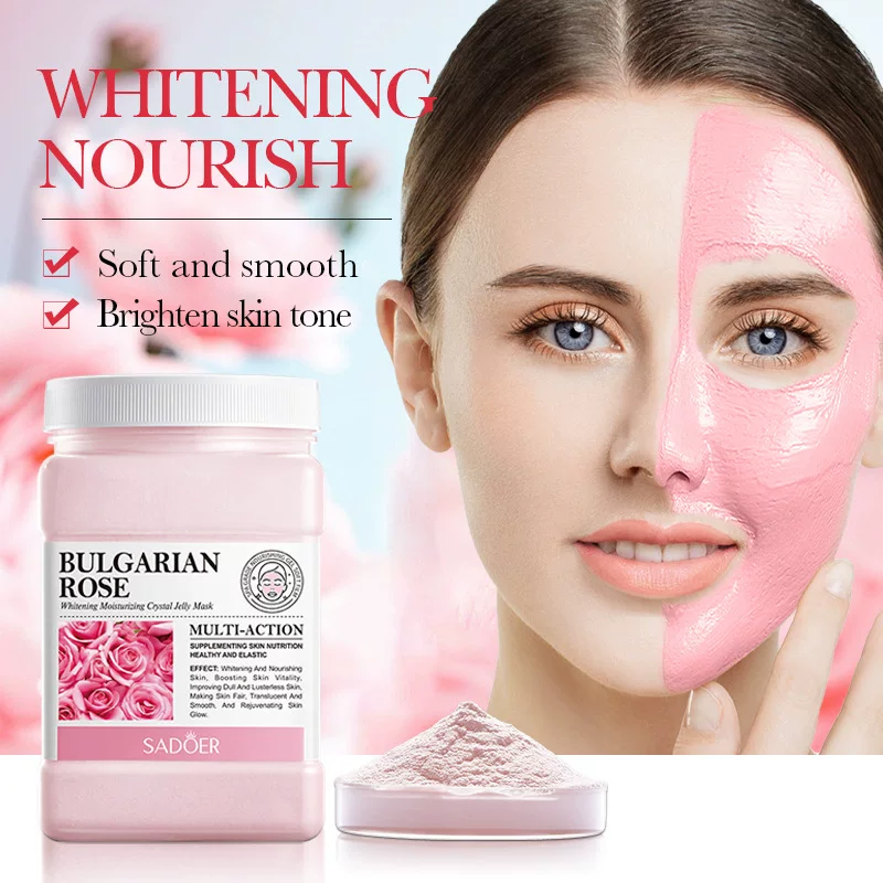 Маска Soft Hydro Jelly Powder для лица с осветлением Rose