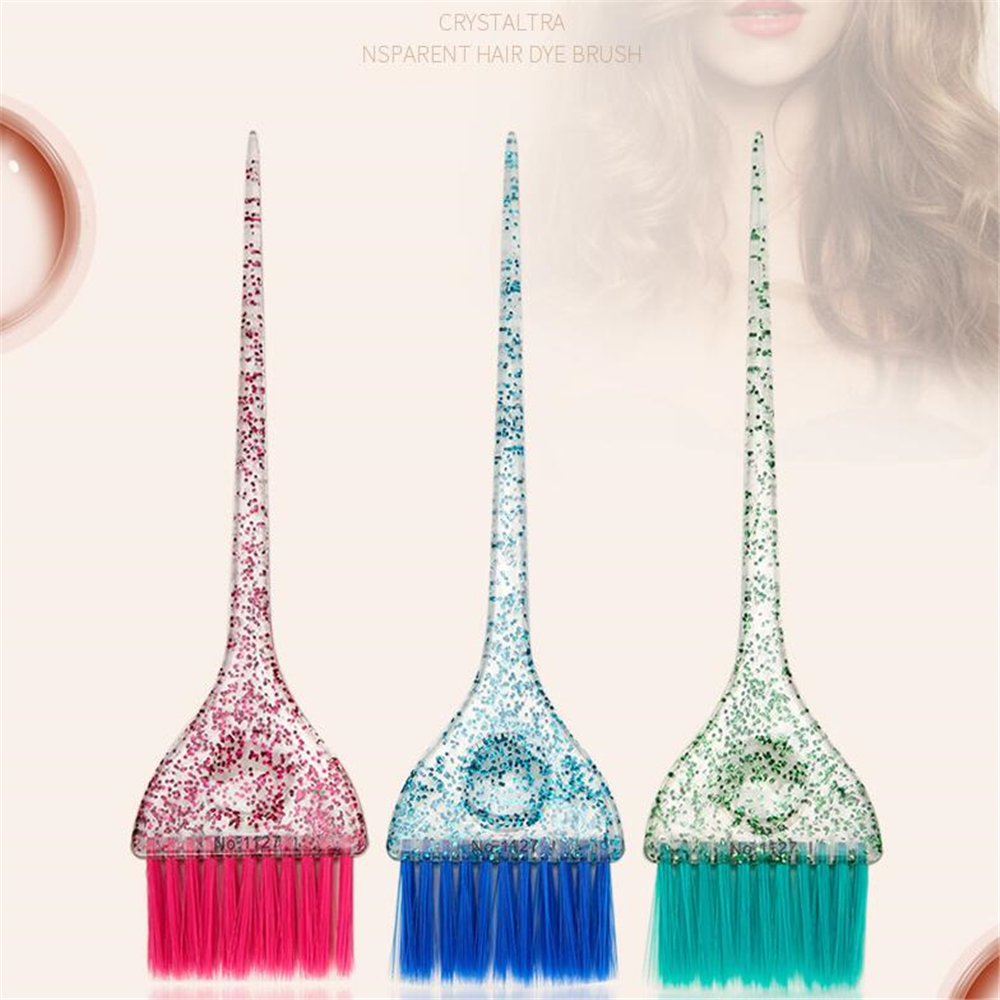 Professional Hair Dye Brush Plastic Crystal Hair Coloring