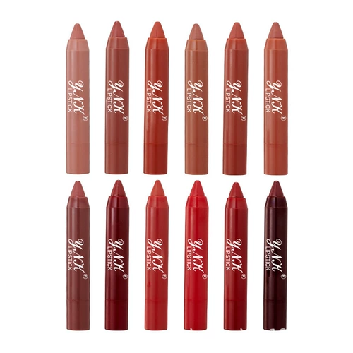 12 цветов бархатные матовые помады карандашная водонепроницаем