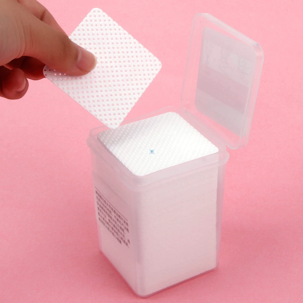 [200/400Pcs П pads remover для клей для наращивания ресниц без ворса]