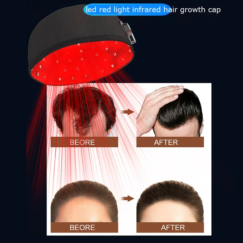LED Hair Growth Cap Red Light Light Therapy Devices Depression Anx