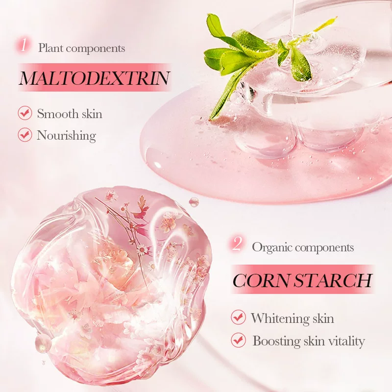 Маска Soft Hydro Jelly Powder для лица с осветлением Rose