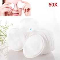 50 100pcs Round Premium Cotton Pad Cosmetic Makeup Swab