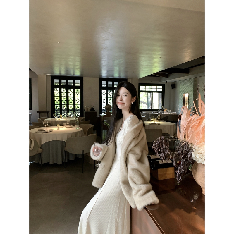 In Stock W51【Winter Opening】Autumn and Winter Elegant and High-End Versatile Eco-Friendly Fur Integrated Fur Coat In Stock W51【Winter Opening】Autumn and Winter Elegant and High-End Versatile Eco-Friendly Fur Integrated Fur Coat