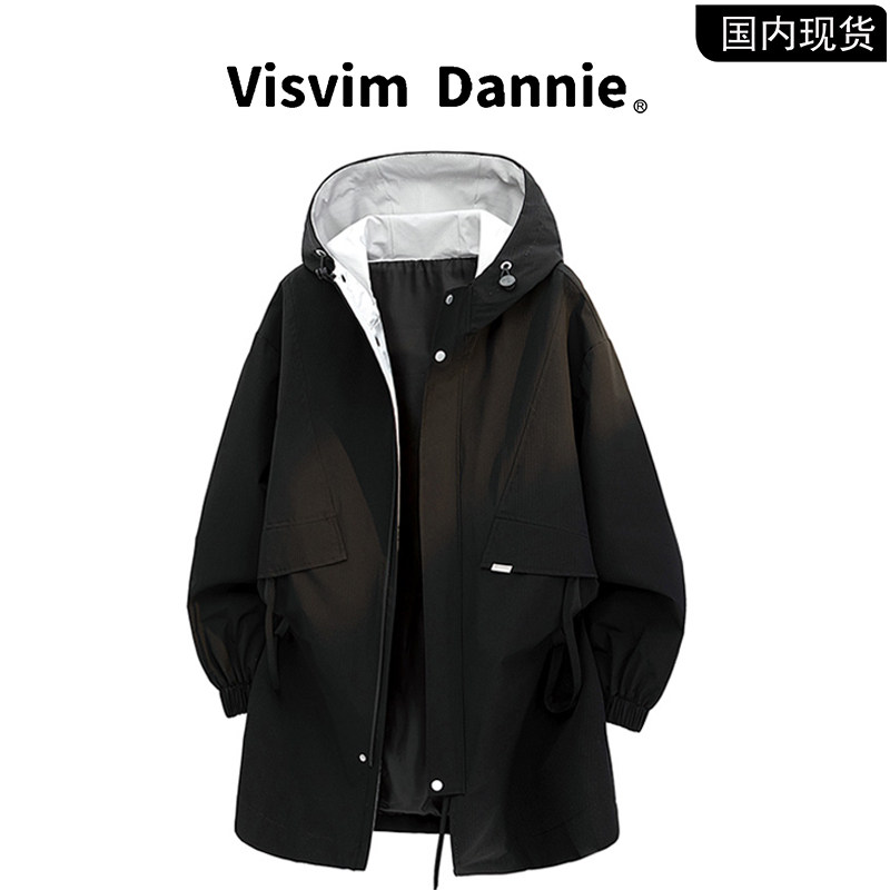 [Снятие со склада бренда] VISVIM DANNIE, осенне-зимняя ветровка средней длины, мужская куртка большого размера, куртка-пуховик
