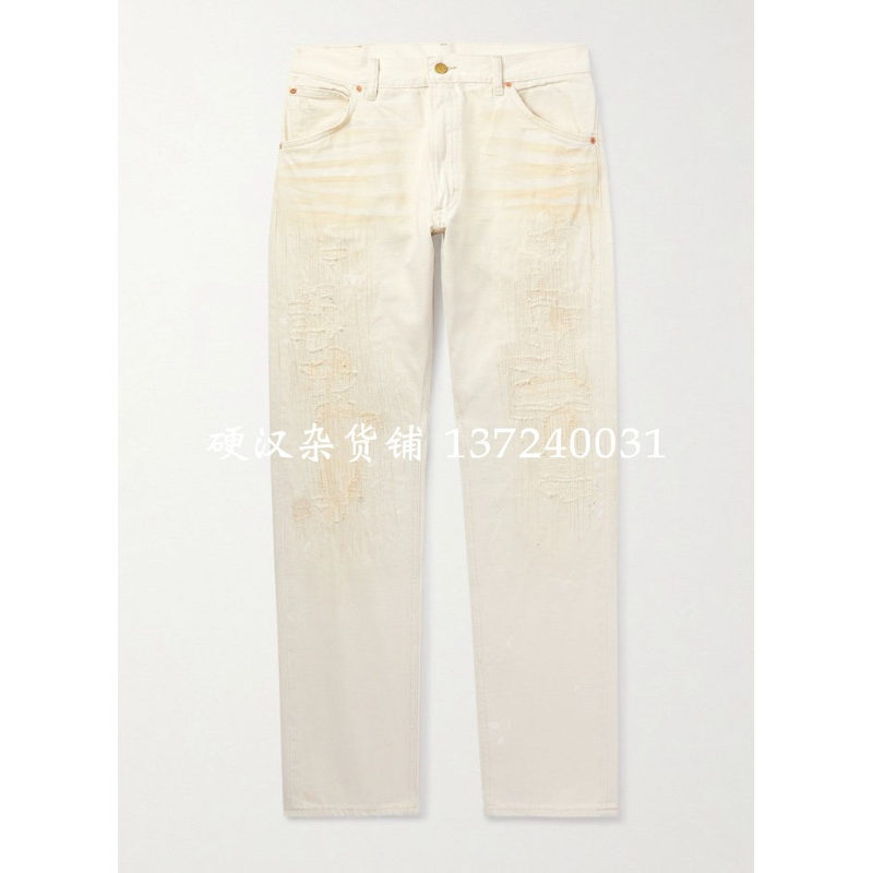 In Stock Rrl High Slim Repaired Natural Jean High-Waisted Slim Patch Jeans In Stock Rrl High Slim Repaired Natural Jean High-Waisted Slim Patch Jeans