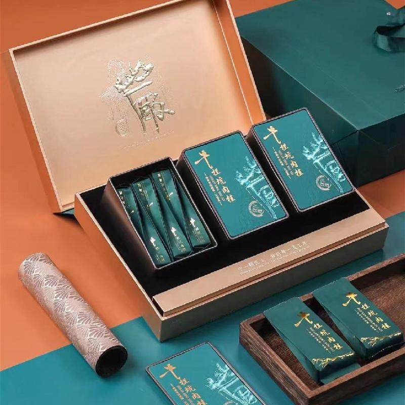 牛栏坑肉桂茶特正宗武夷山岩茶乌龙茶品鉴正岩大红袍茶叶150g礼盒