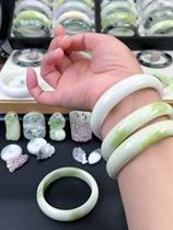 Natural Shaanxi Lantian Jade Bracelet Womens Hand Accessories Origin Laokeng Lantian Jade Material