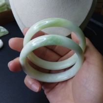 Shaanxi Xian Lantian Jade Bracelet Natural Living Jade Terracotta Warriors and Horses Same Style Bracelet 58 Rings