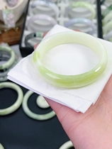 Lantian jade green bracelet 54 4 rings