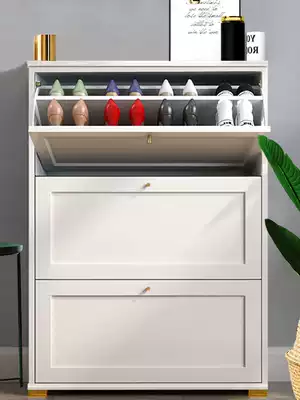Light luxury, ultra-thin shoe cabinet, home door, large capacity, Nordic very narrow balcony, small storage cabinet, modern and simple
