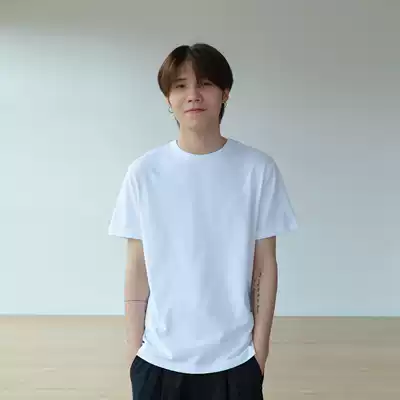 Humanimal 19ss 912 giza70 basic tee Egyptian cotton triple pin neckline base tee