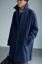 HUMANIMAL 20AW] Japan imports SOLOTEX functions waterproof fabric single row of buttoned wind clothes