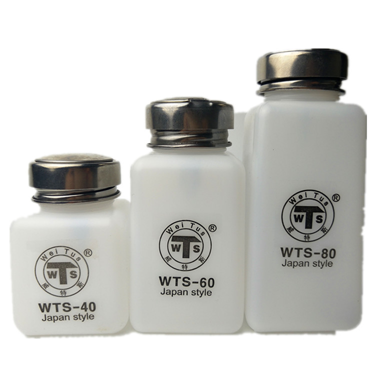 Press-type alcohol bottle plastic alcohol pot WTS40L 60L 80L washing plate water bottle anti-volatile