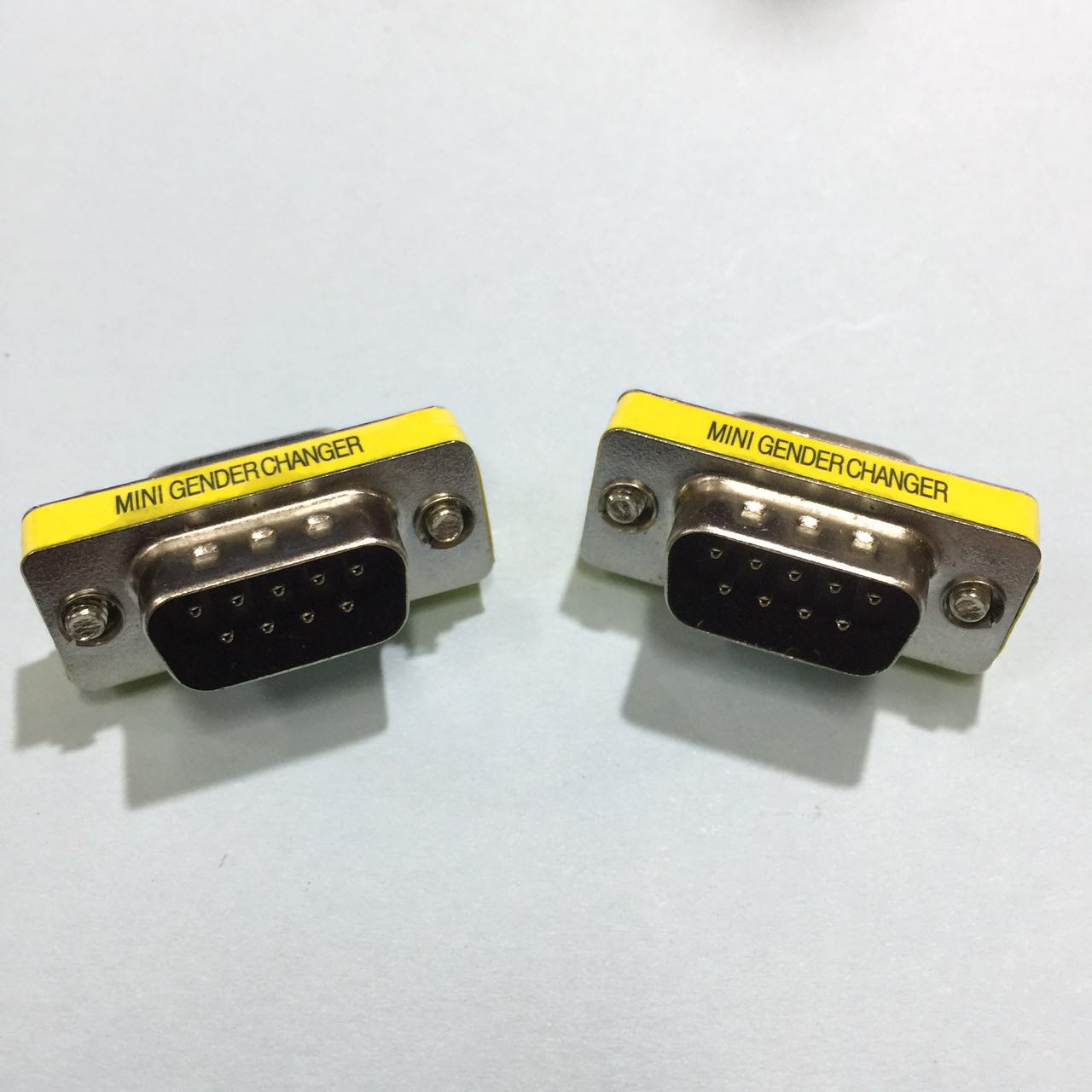 9-pin public connector for serial port 9 male connection head DB9 RS232 adapter nine-pin serial port joint