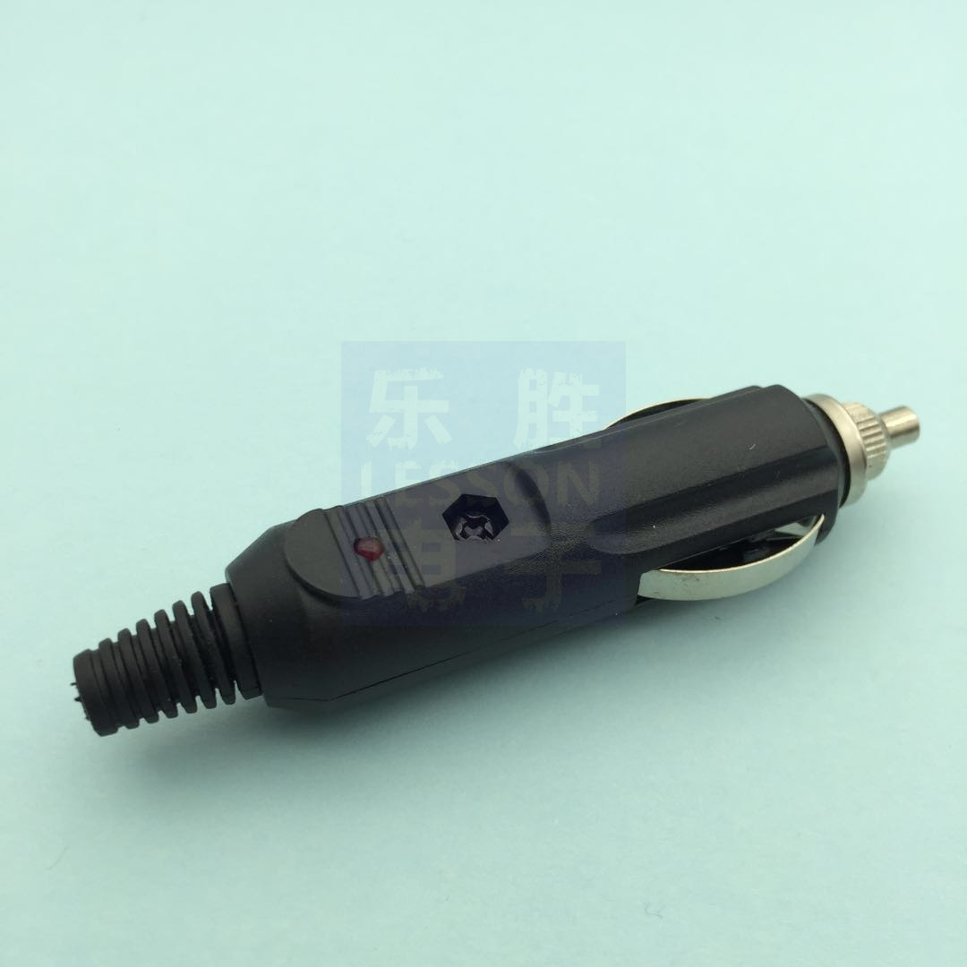 Factory direct sales 12V high-power car cigarette lighter plug cigarette lighter socket extension with light car charger plug