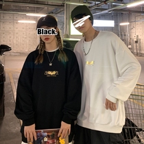 French Couple Clothing Autumn Round Neck Sweat Men Nirvana Rebirth 2021 New Loose Large Size roora Coat Tide