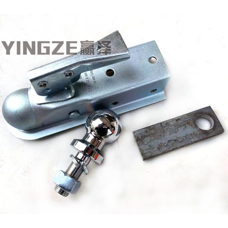 DIY four-wheeled ATV kart accessories modified trailer frame ball head rear trailer equipment connector iron sheet