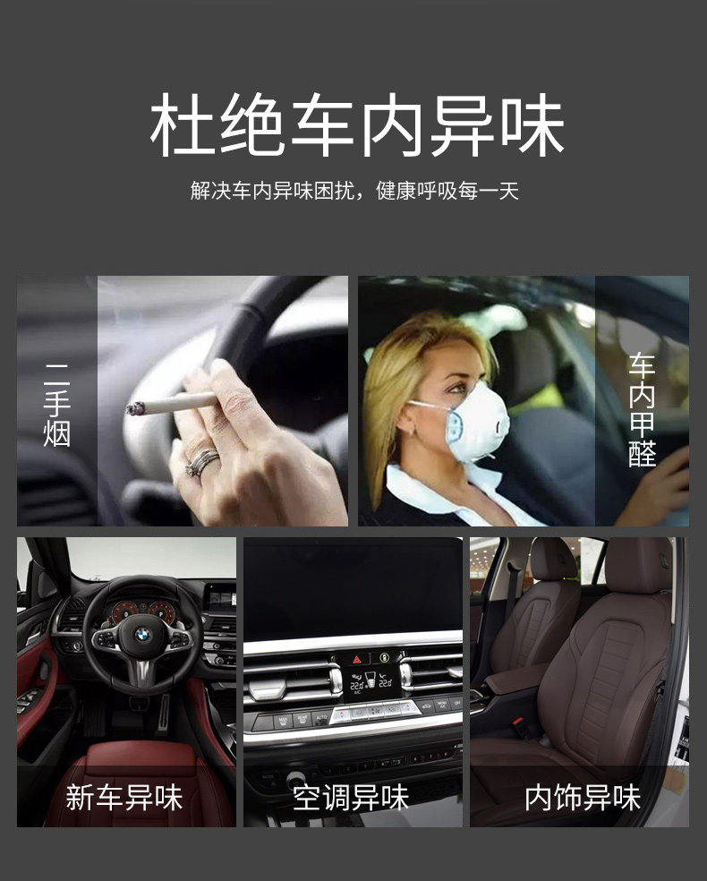 Suitable for bmw air outlet aromatherapy strip bracket bmw car perfume fragrance system supplement liquid fragrance original