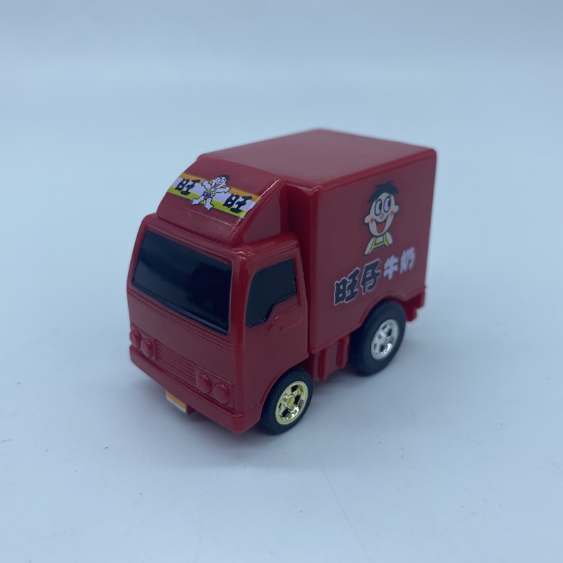 Childlike and Nostalgic Retro Truck Milk Cart Pull-Back Car Model Toy Collection Gift Ornaments