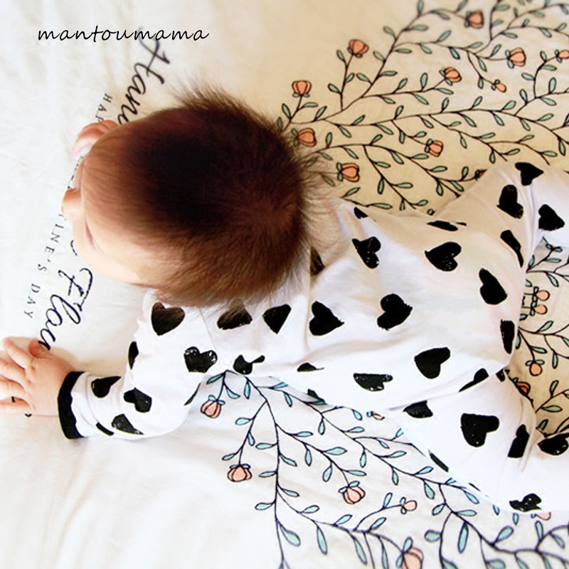 Activity price ins Bursting Baby Climbing Suit ~ Loving Foreign Trade Pyjamas for men and women with baby pure cotton one-piece clothes