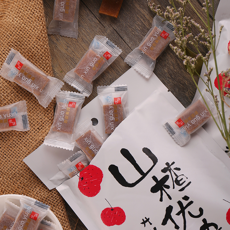 Stomachs Digestion Small Zero Mouth ~ Natural No Addition Hawthorn Plot Hawthorn Strips Children Casual Healthy Fruit Dry Snacks