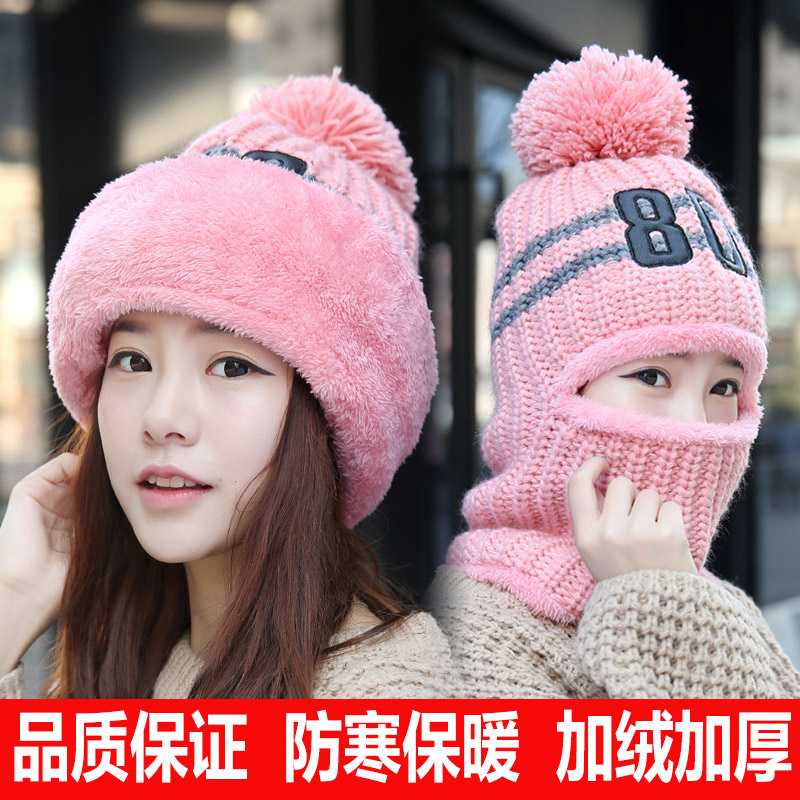 Winter warm headsleeve female electric car cycling wind proof facial face face face face face face mask cold mask