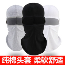 Pure cotton anti-chill mask fishing protection full face windproof and anti-dust electric motorcycle helmet lining riding thermal headgear