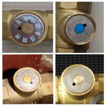 Double circle heating magnetic key magnetic heating magnetic lock valve key heating switch valve lock valve key