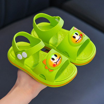 Children's Sandals Summer New Style Cartoon Lightweight Cute Non-Slip Soft-Soled Indoor Baby Beach Sandals for Boys and Girls — 1