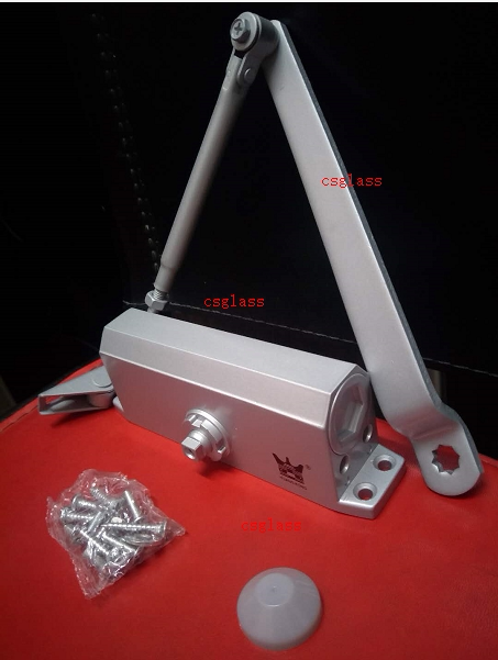 German Crown Door Closer H-1322 Hydraulic Buffer Household 45KG Framed Door Wooden Door Aluminum Alloy Door Fire Door