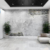 loft industrial wind brick wall cement wall panel male mounted direct sowing room integrated wall panel clothing shop front office decorative buckle plate