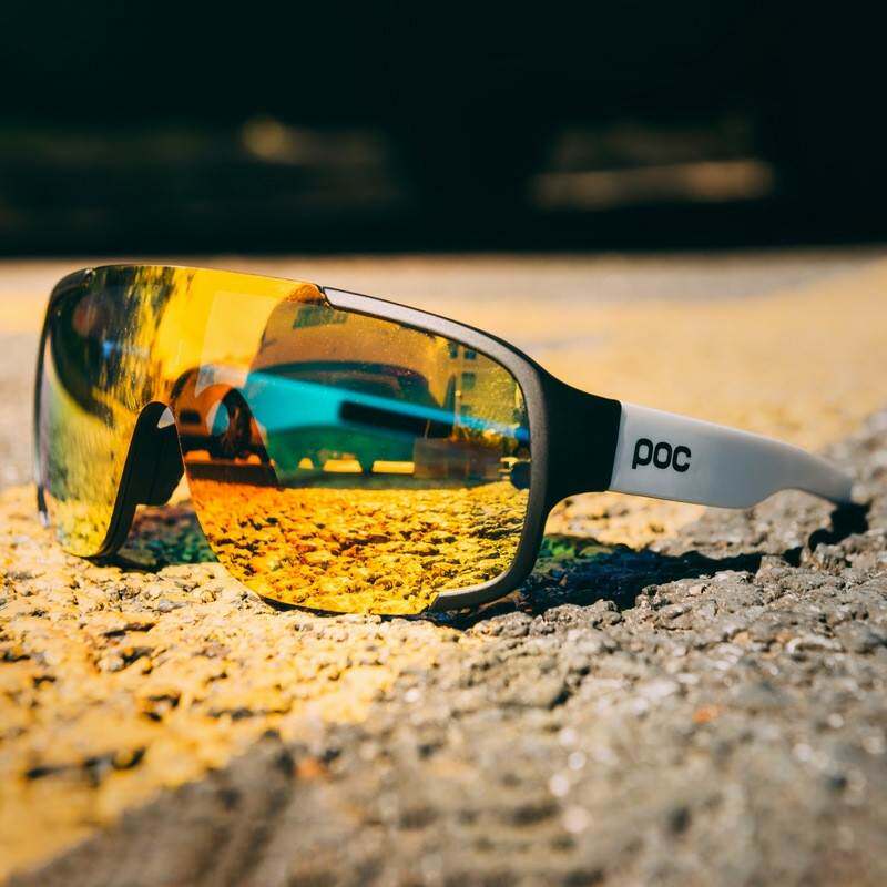 POC Aspire cycling glasses discolorate polarizing sunglasses all day long - distance highway cycle near-sighted goggles