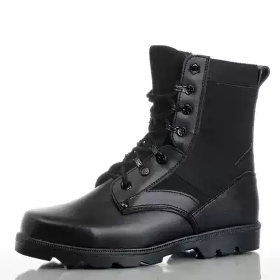 Boots Men's Special Forces Boots Spring and Autumn Gongwear Boots Men's and Women's Training Boots Steel Bottom Anti-collision Wear-resistant Land Fighting Boots