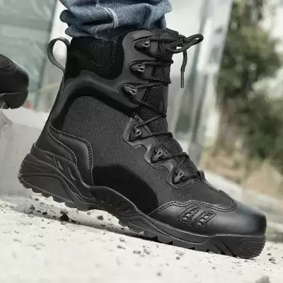 Shield Lang high-tube spider boots Special Forces Desert combat men's boots military fans autumn and winter outdoor mountaineering land boots