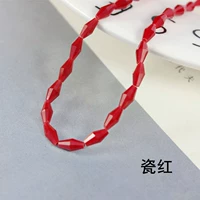 Фарфоровый красный 4х8 мм около 68