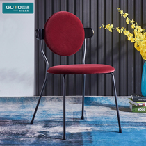 Modern minimalist home dining chair Italian minimalist designer chair Nordic New elegant ins Net red makeup chair
