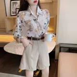 Универсальная шифоновая рубашка, универсальный ремень, штаны, комплект, 2020, в западном стиле, защита от солнца, высокая талия, по фигуре