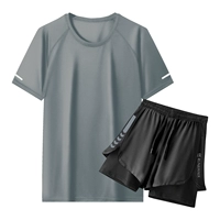 Плавание с двумя частями [серый+101 черный] двойной анти -эмбаррассирование